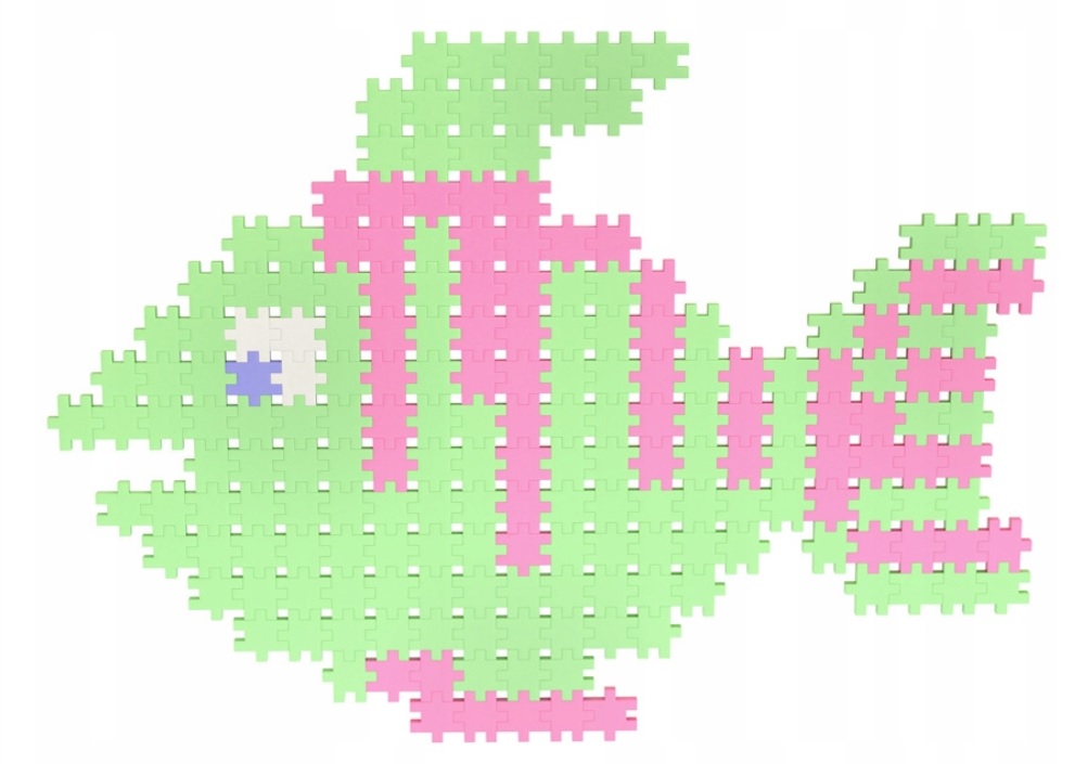 KLOCKI WAFLE MELI MOSAIC MINIS Pastel 1200 + GUMKA Seria 50307