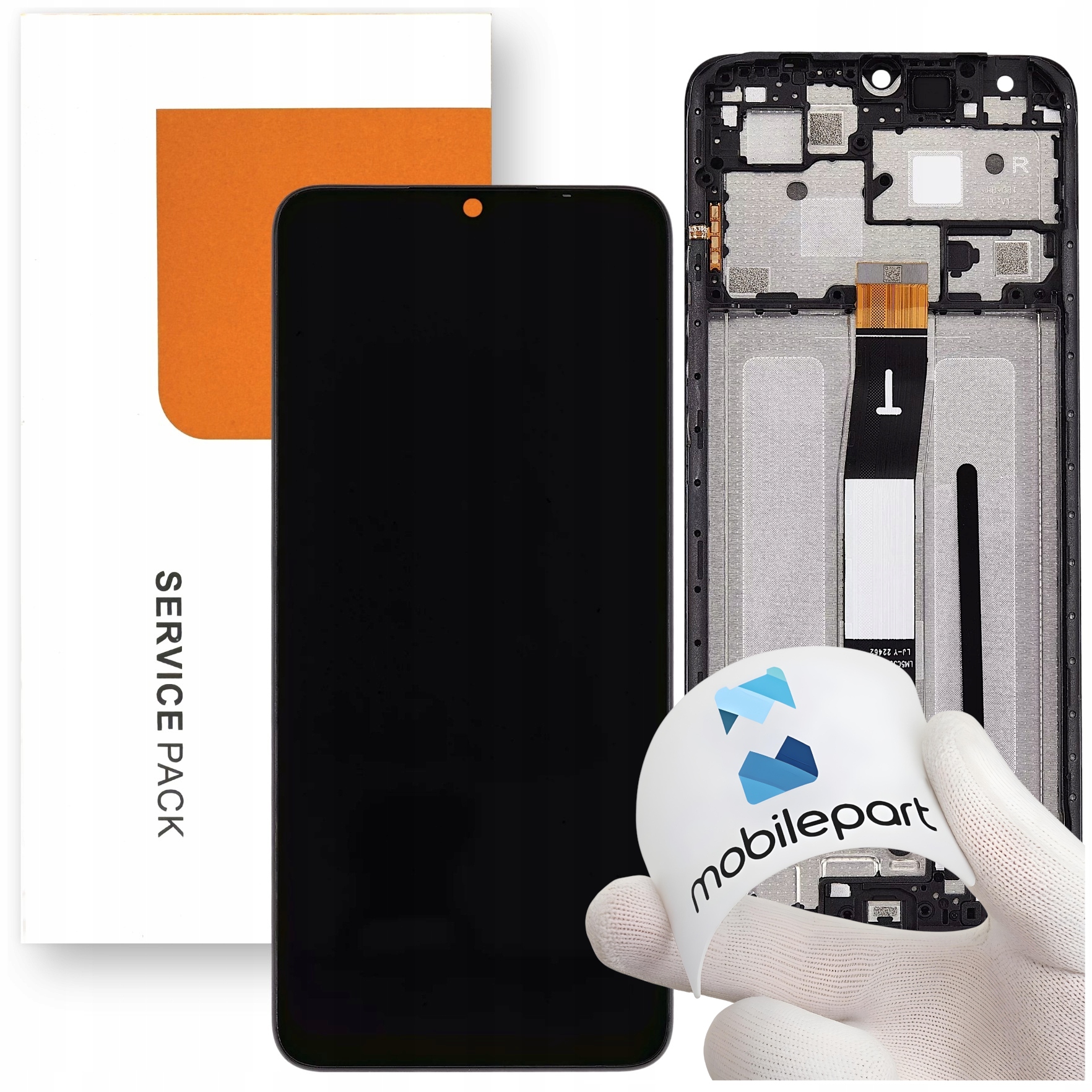 Matryca do Xiaomi Redmi 12C LCD 22120RN86G Ramka Oryginał Mobilepart