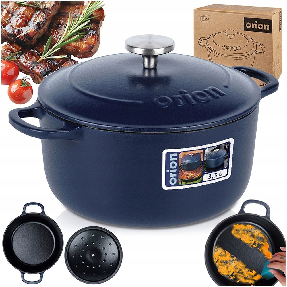 Hrniec na varenie, dusenie, pečenie, pekáč, 3,3 l