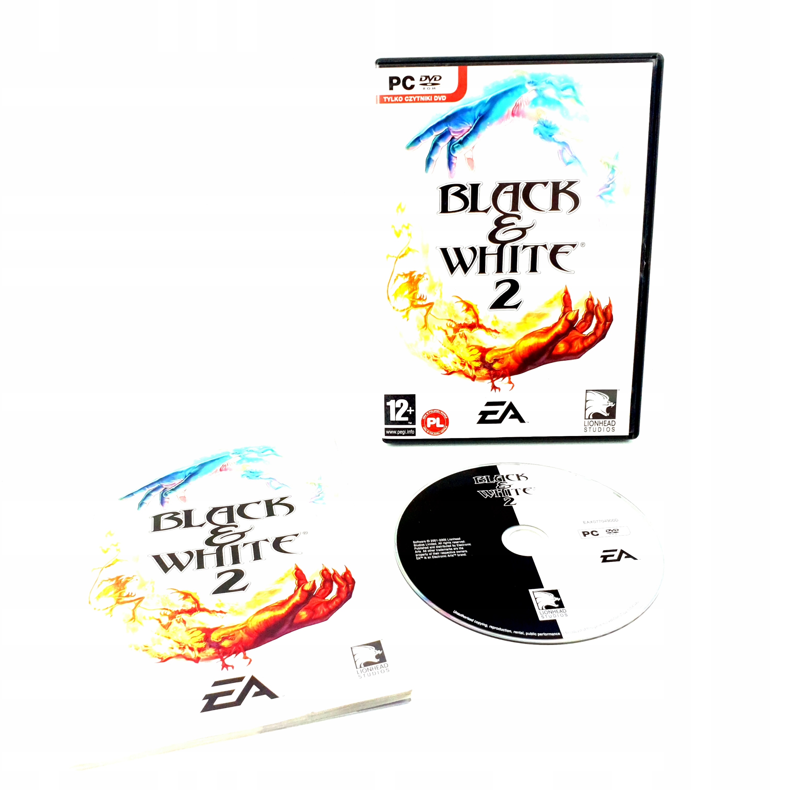 BLACK & AND WHITE 2 II PC POLSKIE WYDANIE PL