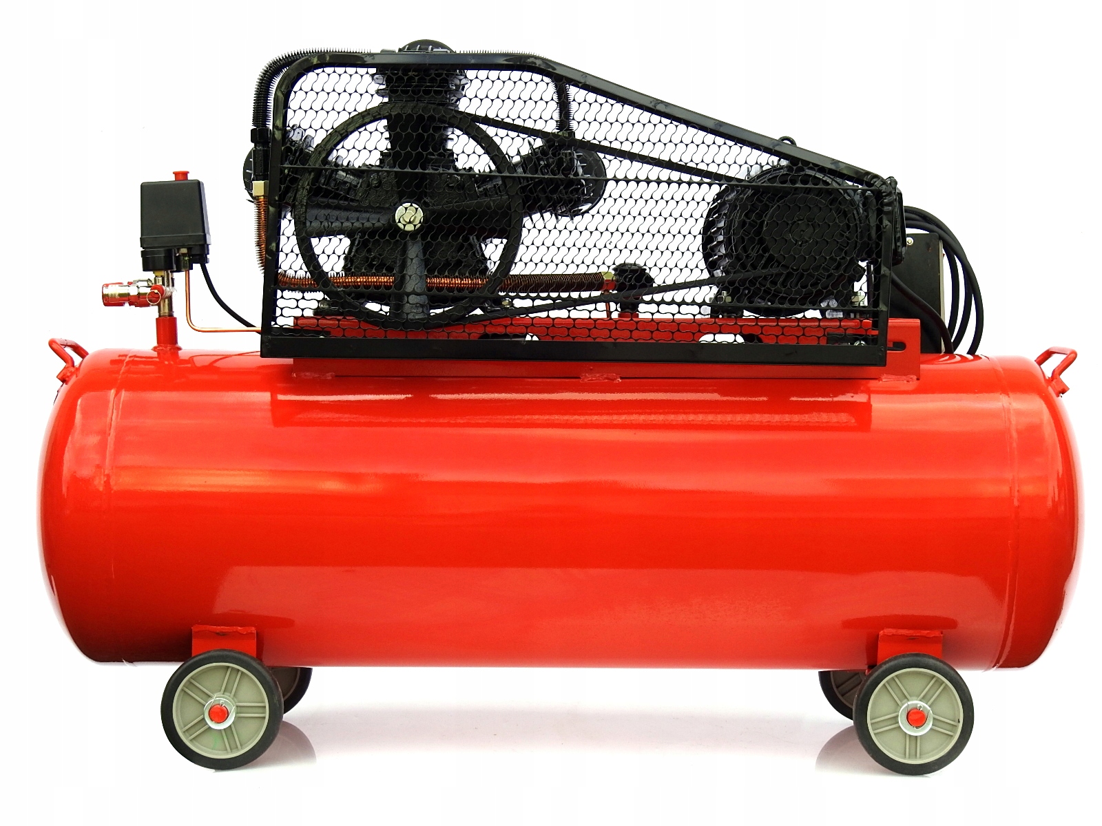 KOMPRESOR OLEJOWY 200L ZE SPRĘŻARKĄ 5.9KM 690 l/min Pojemność zbiornika 200 l