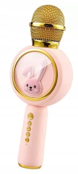 Bezprzewodowy Mikrofon KARAOKE dla Dzieci Królik Głośnik Bluetooth