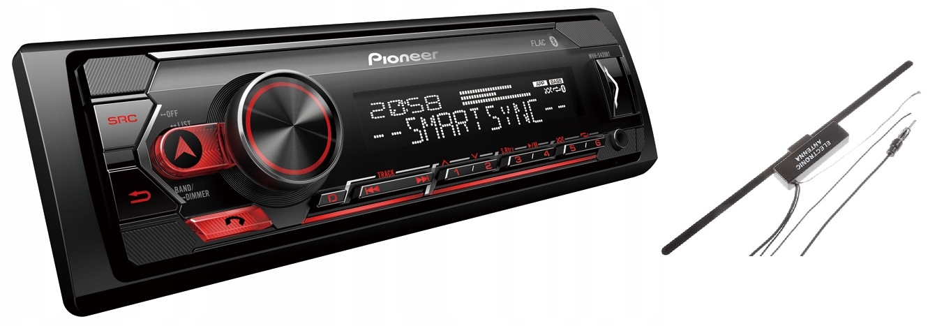 Pioneer MVH-S420BT Autorádio iPhone MP3 Usb Aux Bluetooth ++ Anténa