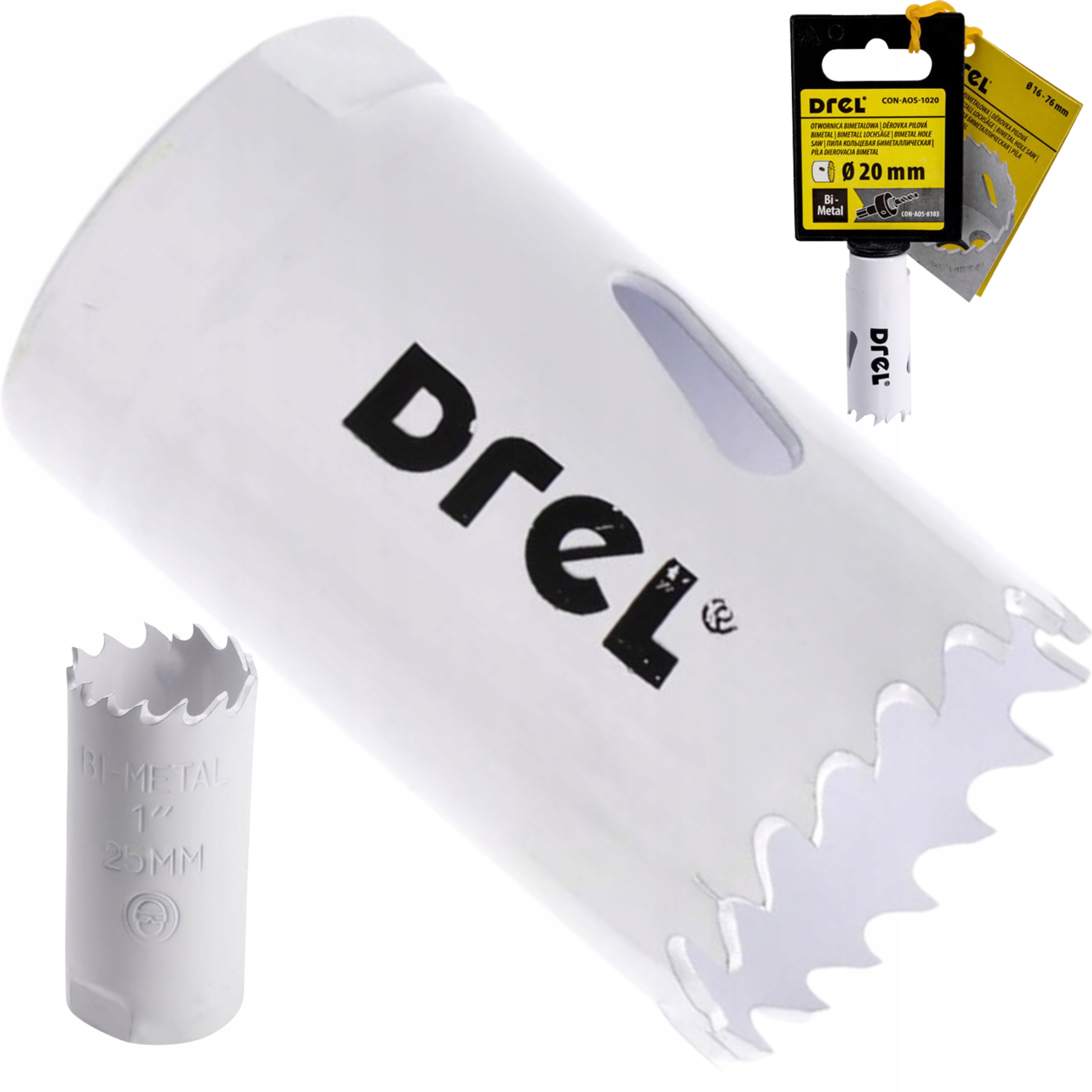 OTWORNICA KORONKA BIMETAL DO DREWNA METALU 20 mm