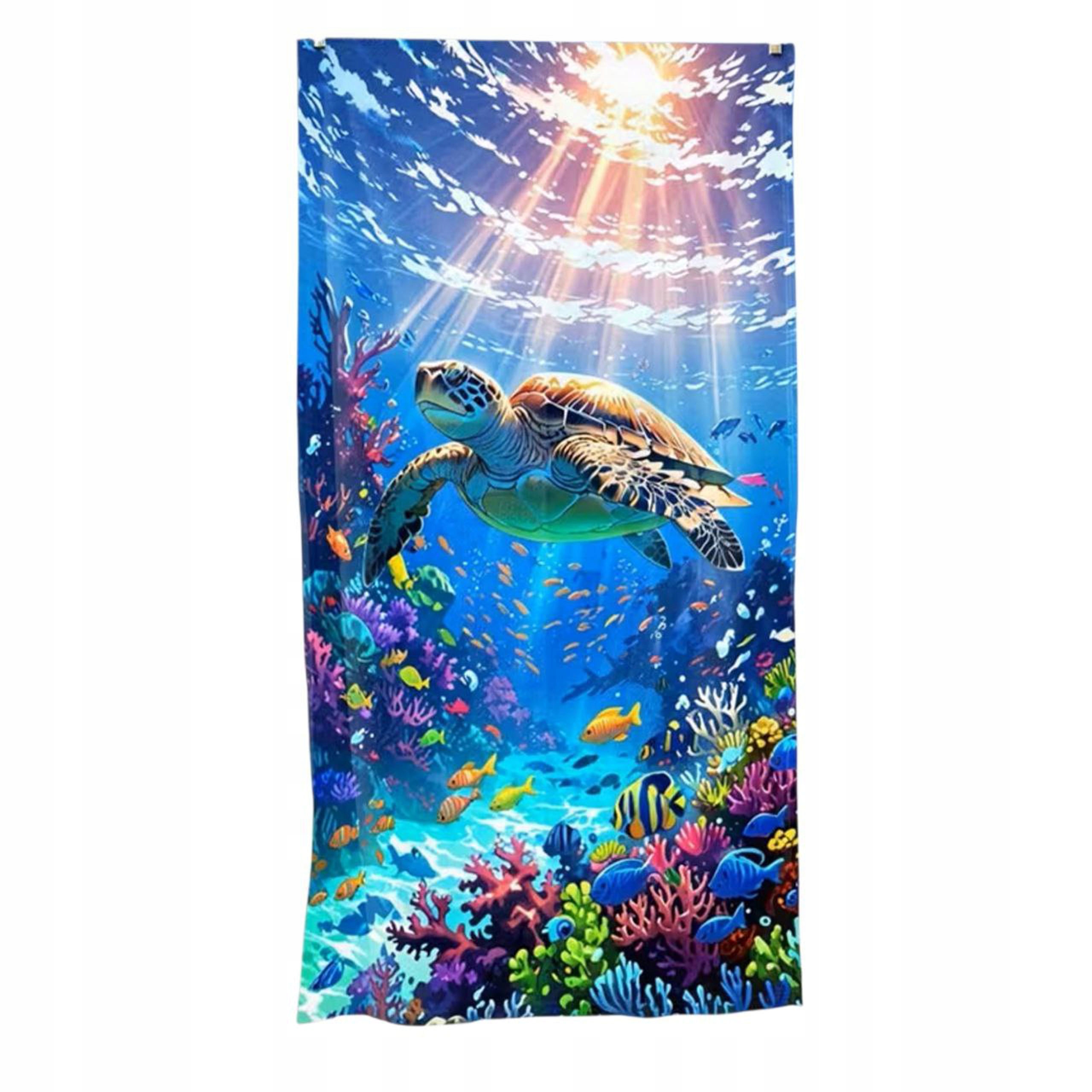 Ręcznik szybkoschnący z motyw promienie na basen siłownię plażę morsowania
