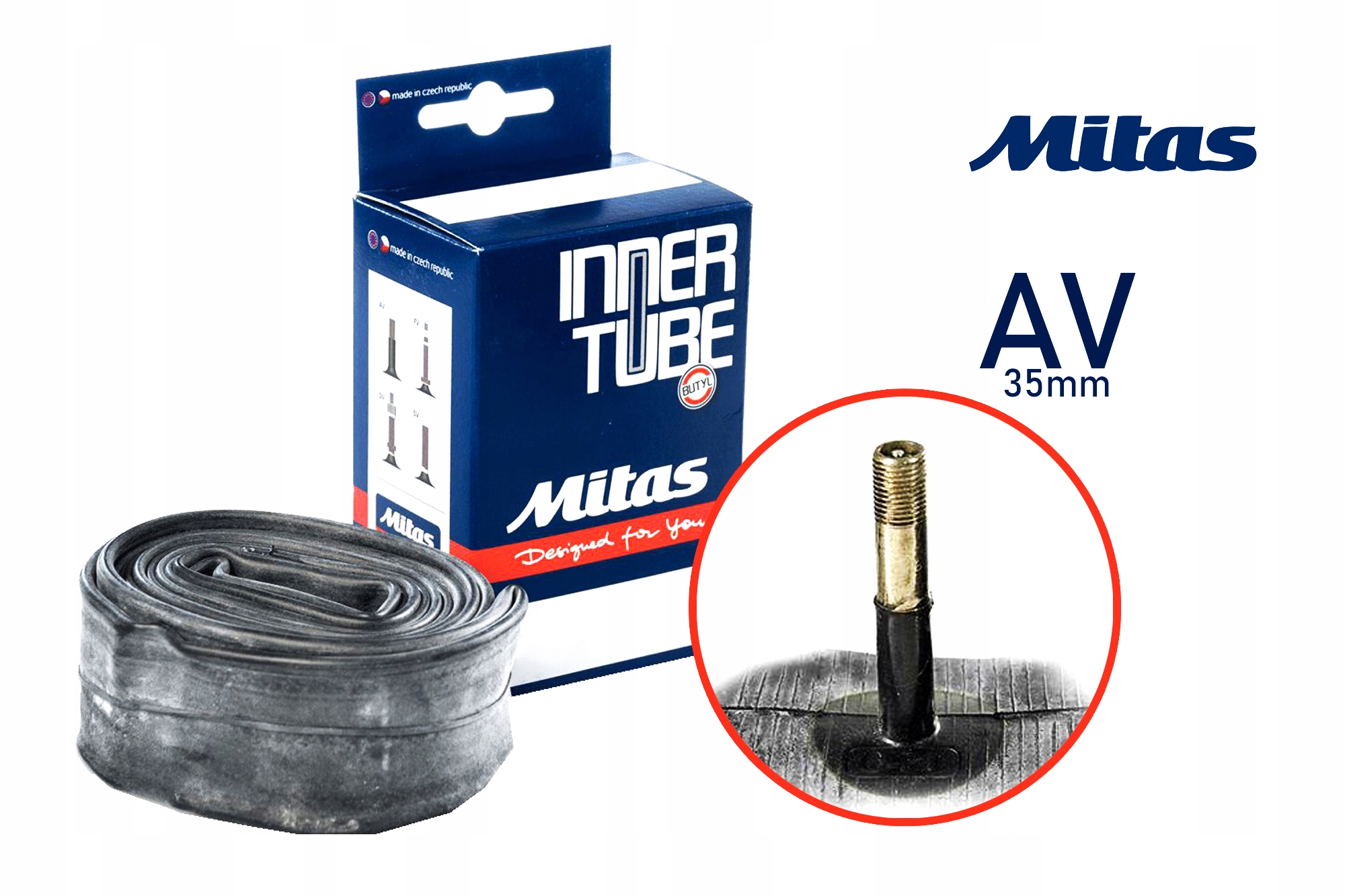DĘTKA ROWEROWA / DO WÓZKA MITAS 10 x 1,75x2 AV35mm