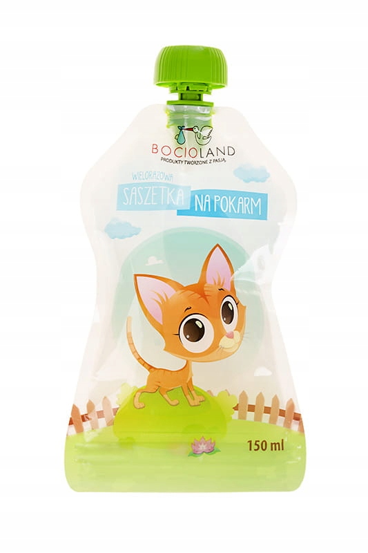 SASZETKI WIELORAZOWE NA POKARM 150ML BOCIOLAND 1SZT Kod producenta BOC0160KO