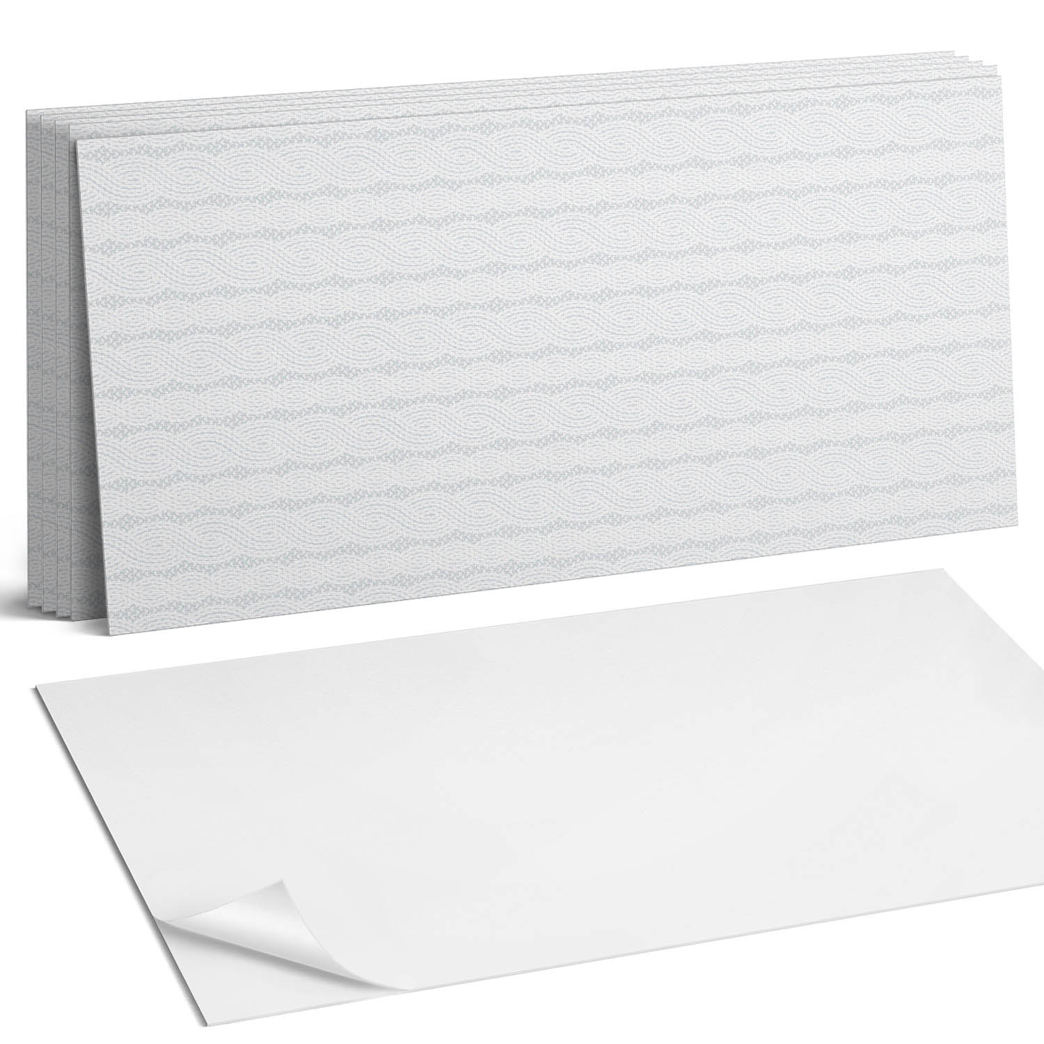 Balíček vinylových dlaždíc Jednoduchá montáž Vlny v kompaktnom vzore 6 x 60 x 30 cm