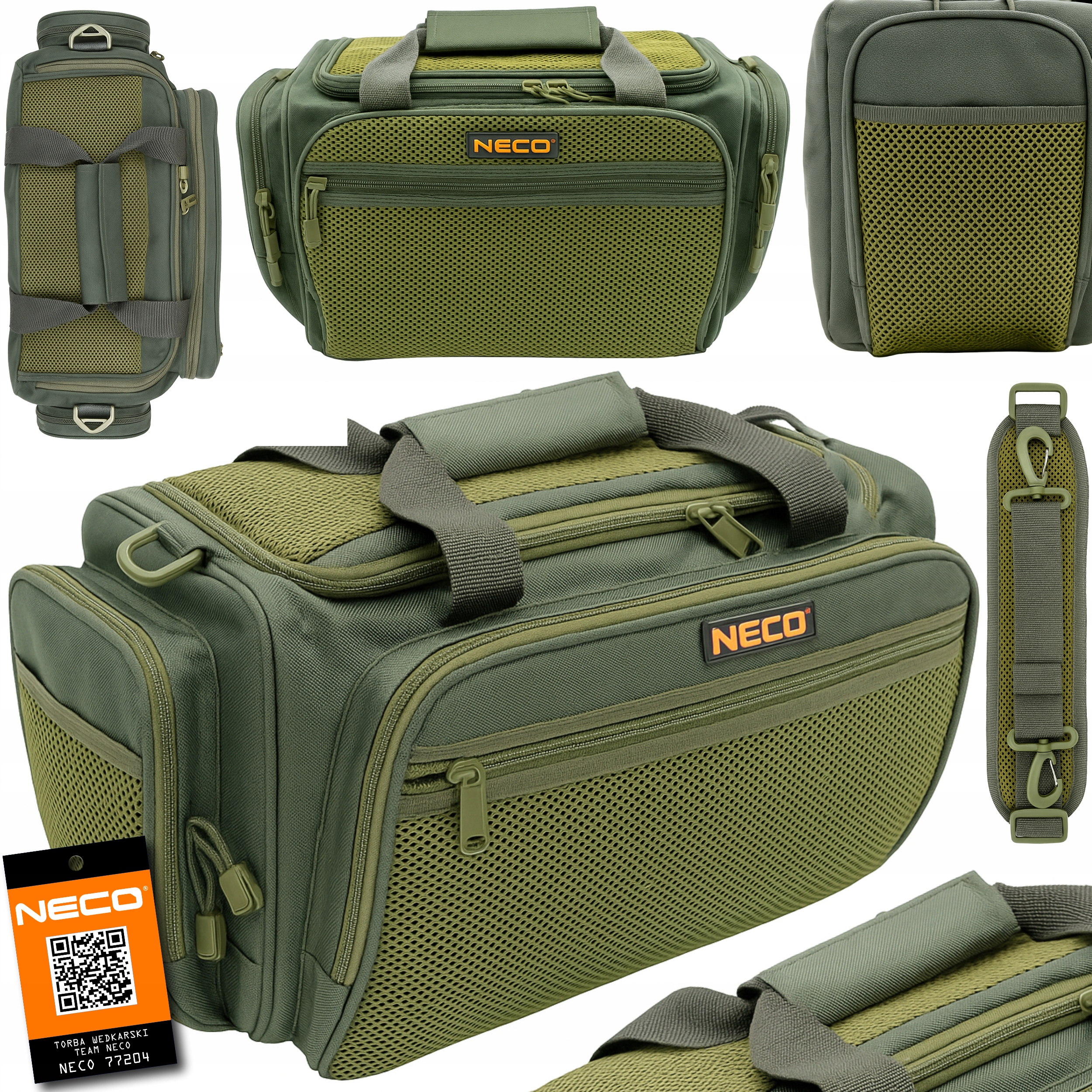 Torba Wędkarska Neco Uniwersalna Wytrzymała 44x25x25cm