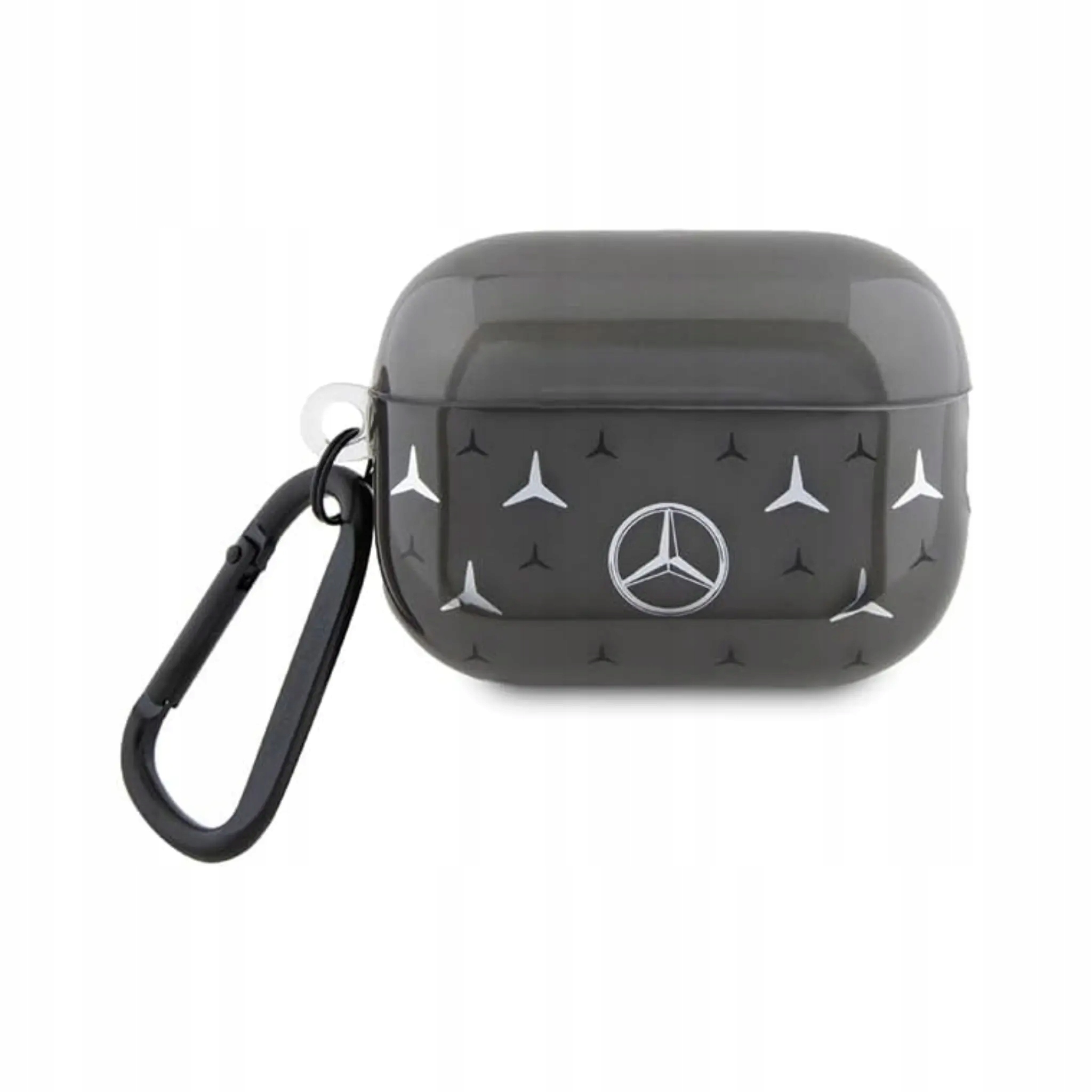 Etui Mercedes Large Star Pattern, czarne AirPods Pro 2
