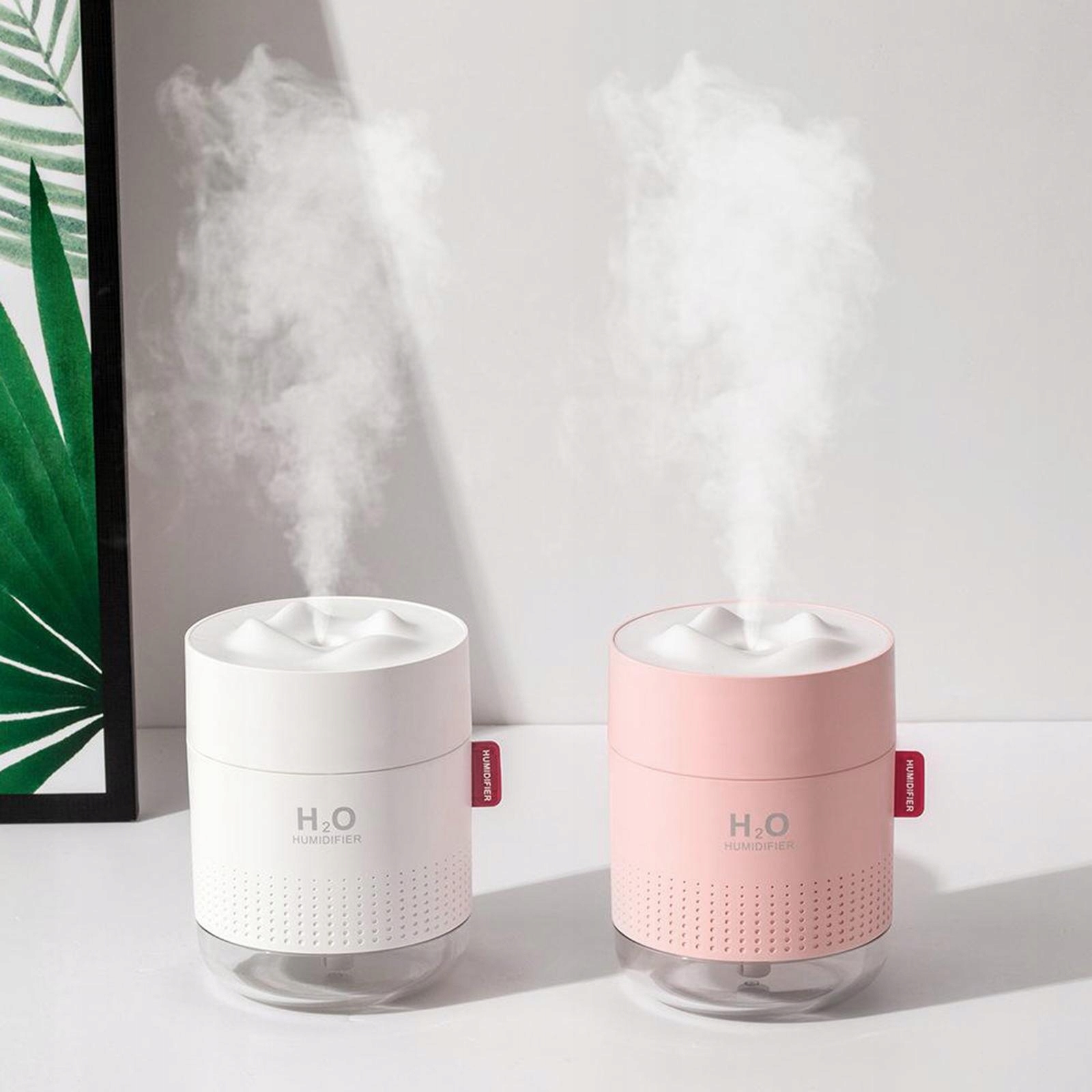 Gazechimp Portable Mini Humidifier, 500ml White Typ inny