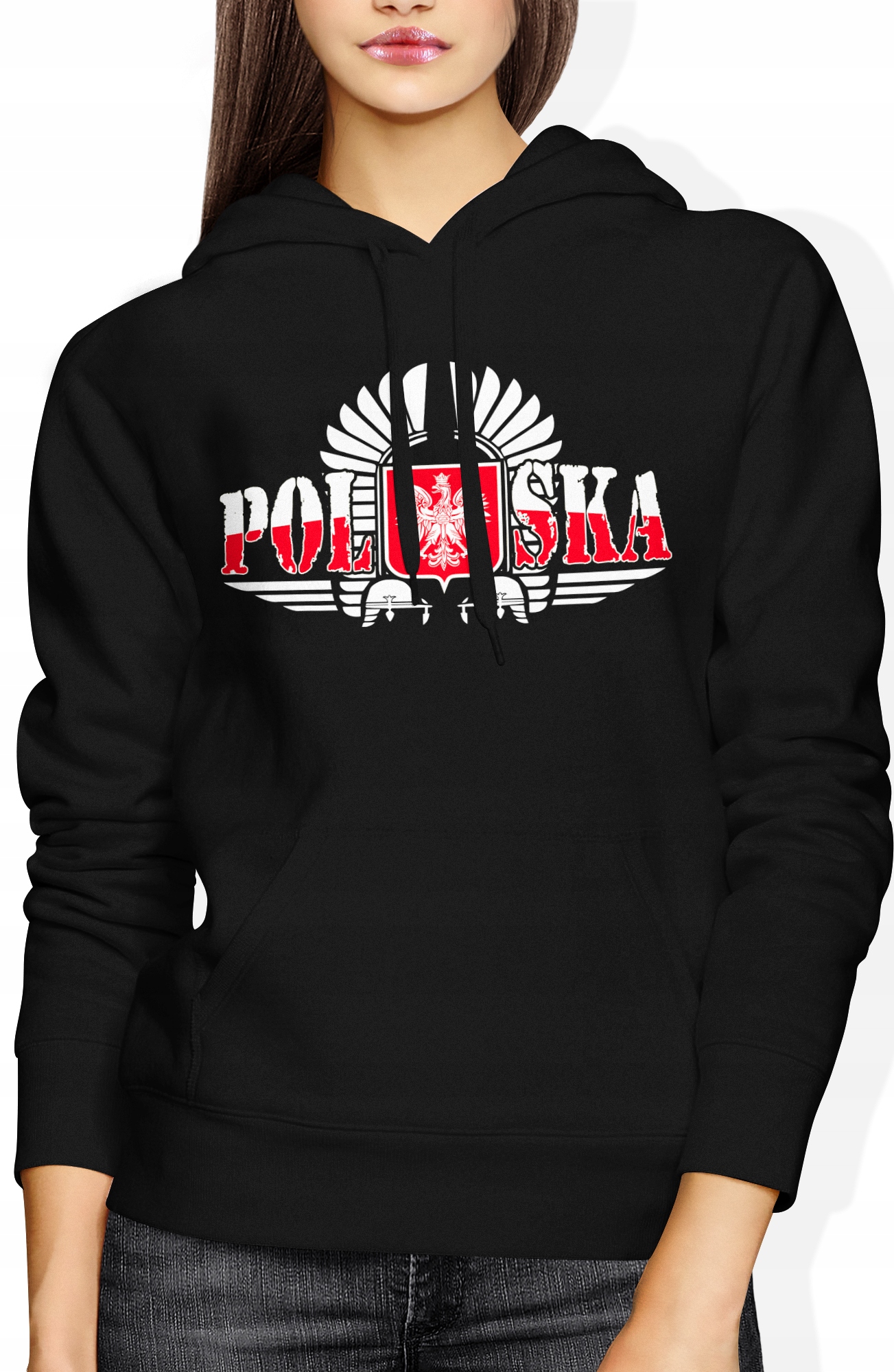 

Damska Bluza Z Kapturem Polska Husaria Rozmiar M