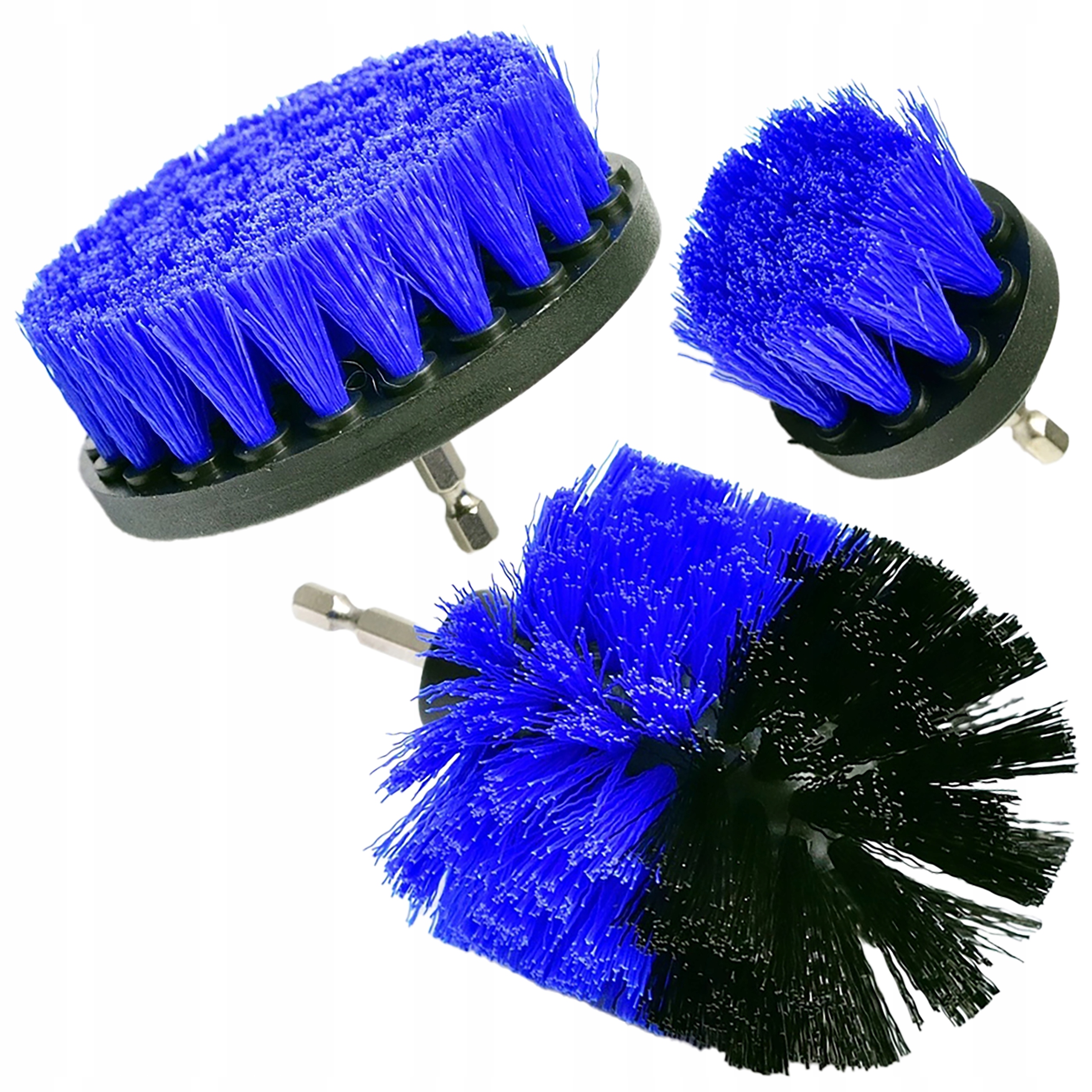 SZCZOTKI SPRZĄTAJĄCE CZYSZCZĄCE WIELOZADANIOWE NA WIERTARKĘ WKRĘTARKĘ PADY