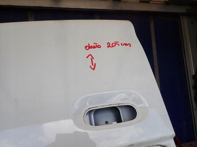 RENAULT TRAFIC VIVARO 01- door left rear. rear part