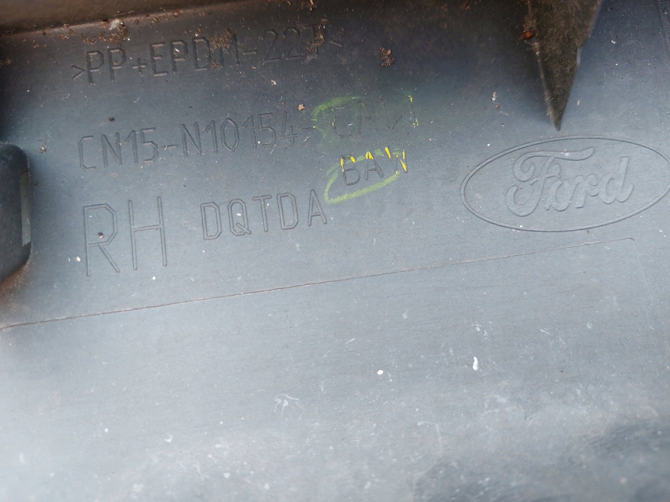 Ford EcoSport moulding cap threshold right