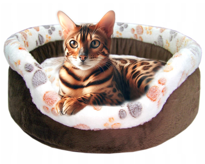 Levně Kotec potah pelíšek lehátko na spaní pro kočky Britská kočka ragdoll ⌀45