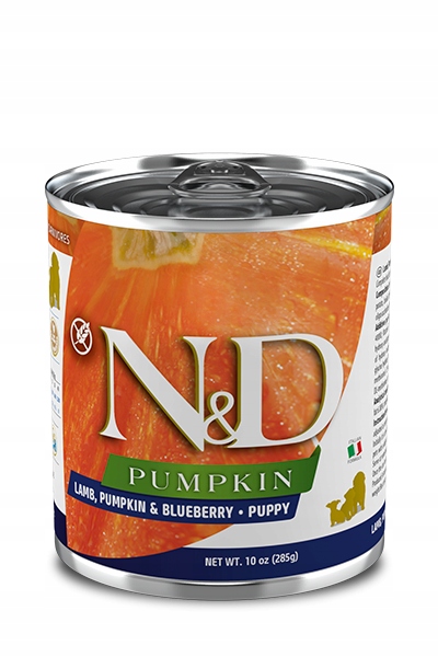 Levně N&d Pumpkin Dog Puppy Lamb & Blueberry 285 g