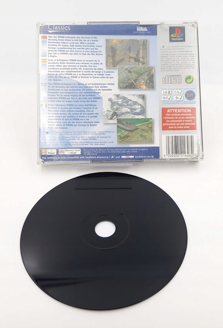 Stara gra na PlayStation Soviet Strike ps1 psx Tematyka strategiczne