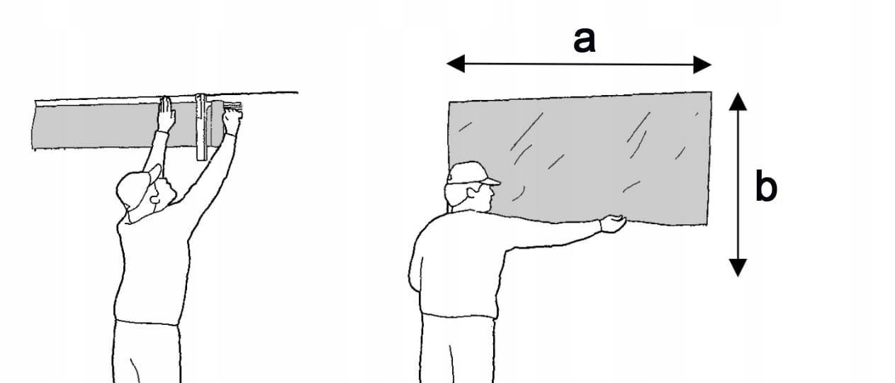 Antychlap 55x20 Folia Ochronna z Taśmą - Idealna do Malowania Stan opakowania oryginalne