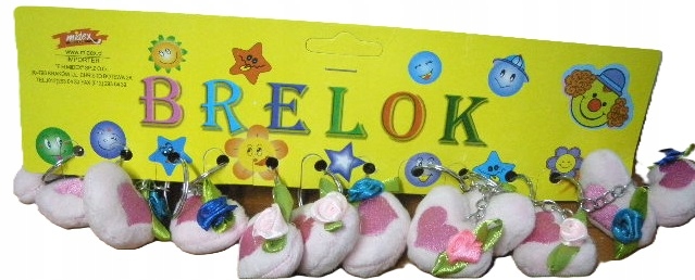 brelok 12szt.  serce plusz | KB521 — 3