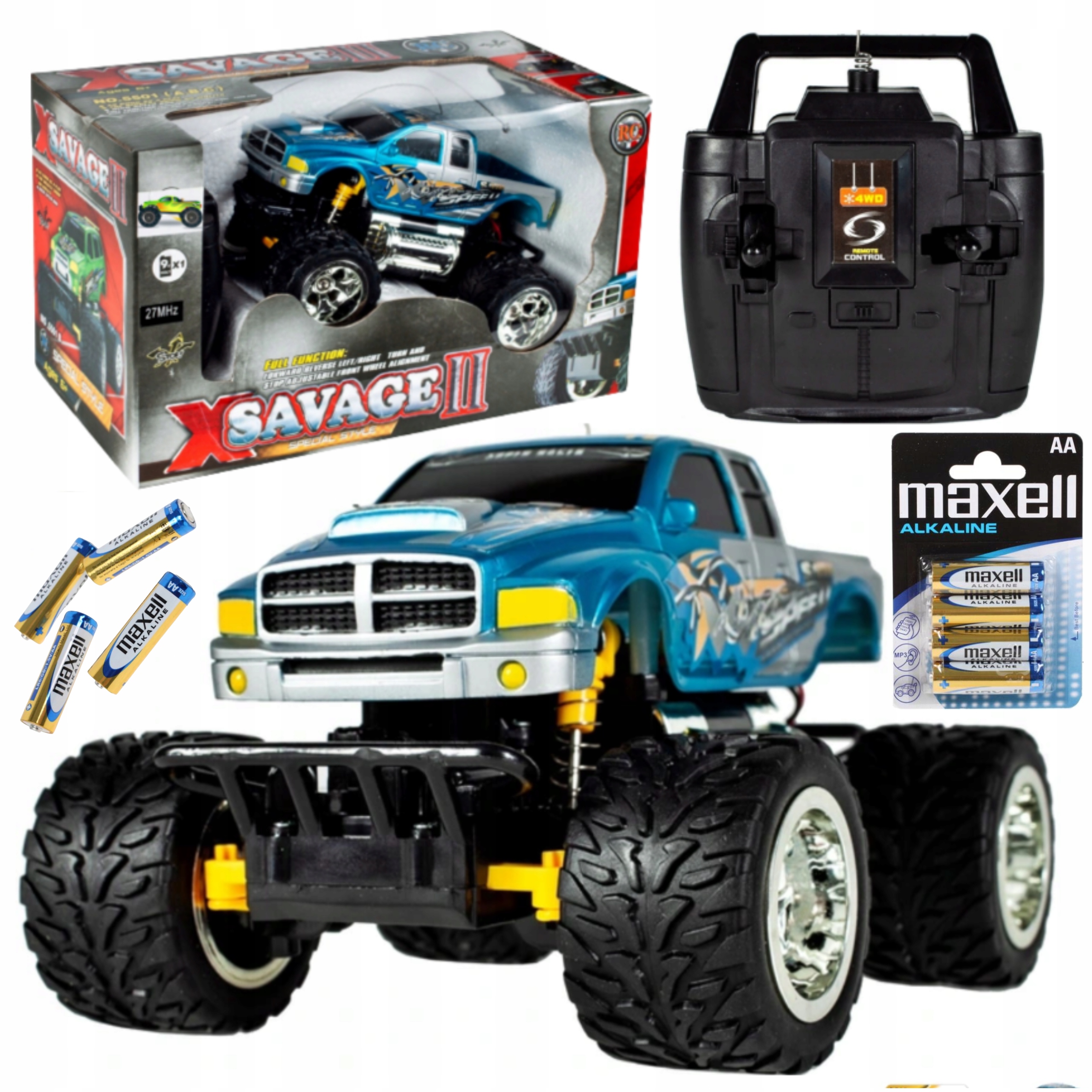 

Monster Truck Zdalnie Sterowany Samochód Baterie
