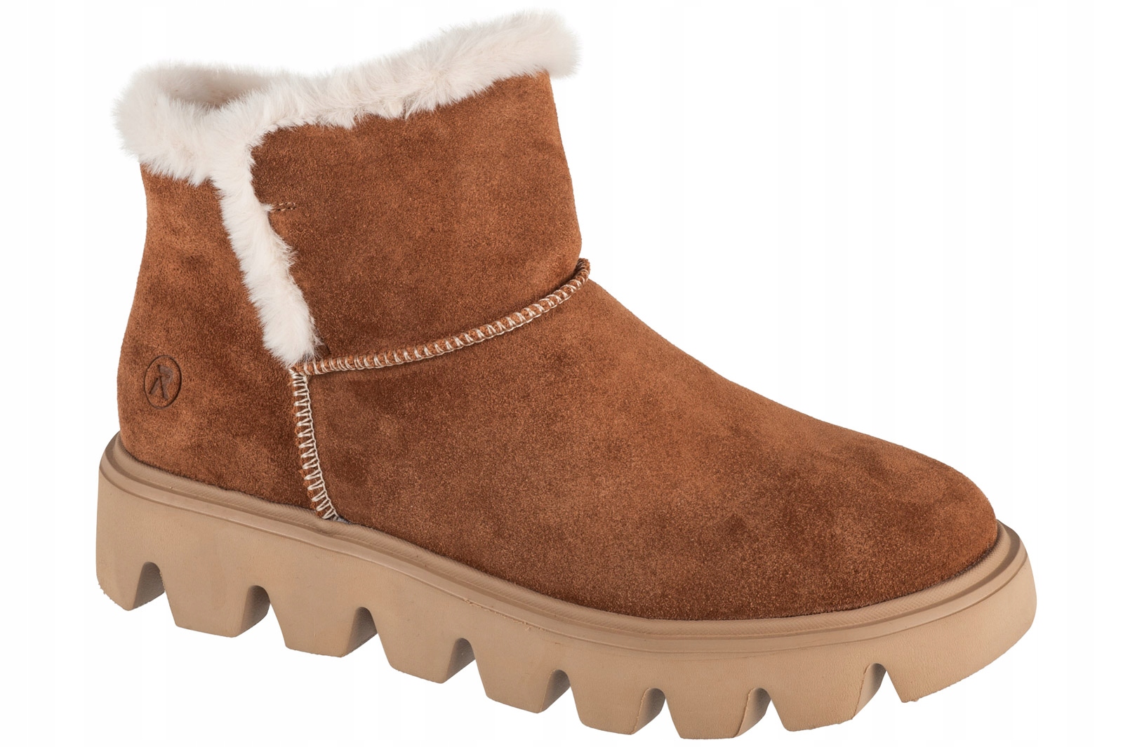 Rieker Booties [36] Dámské zimní semišové boty hnědé