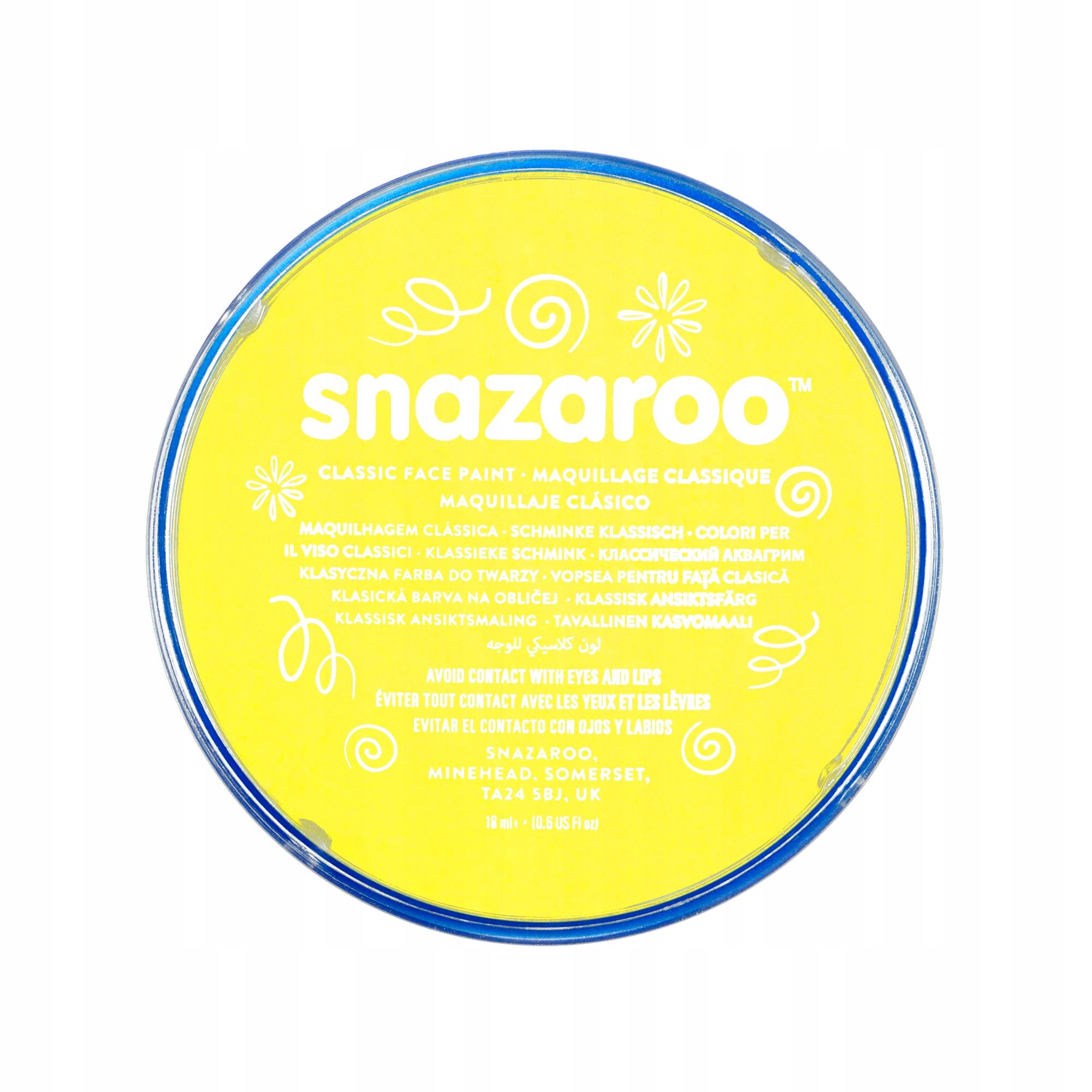 

Snazaroo Farba do ciała 18 ml: Pale Yellow