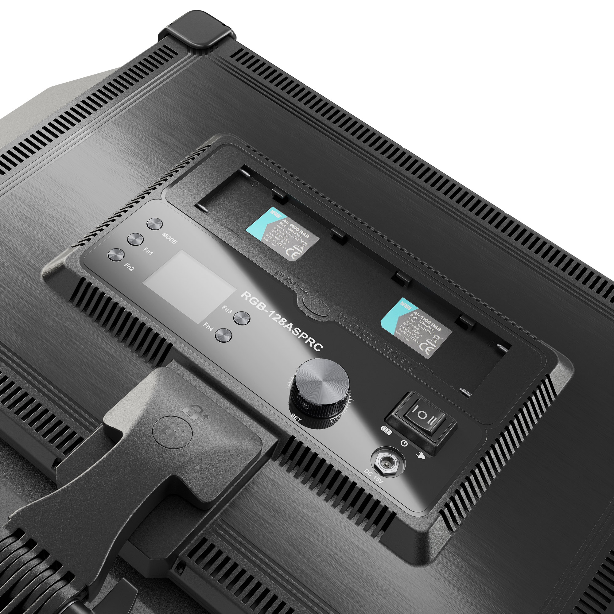 Lampa LED Newell Air 1100 RGB BD APP 2500-8500 K + 2x NP-F570 + ładowarka Źródło światła LED