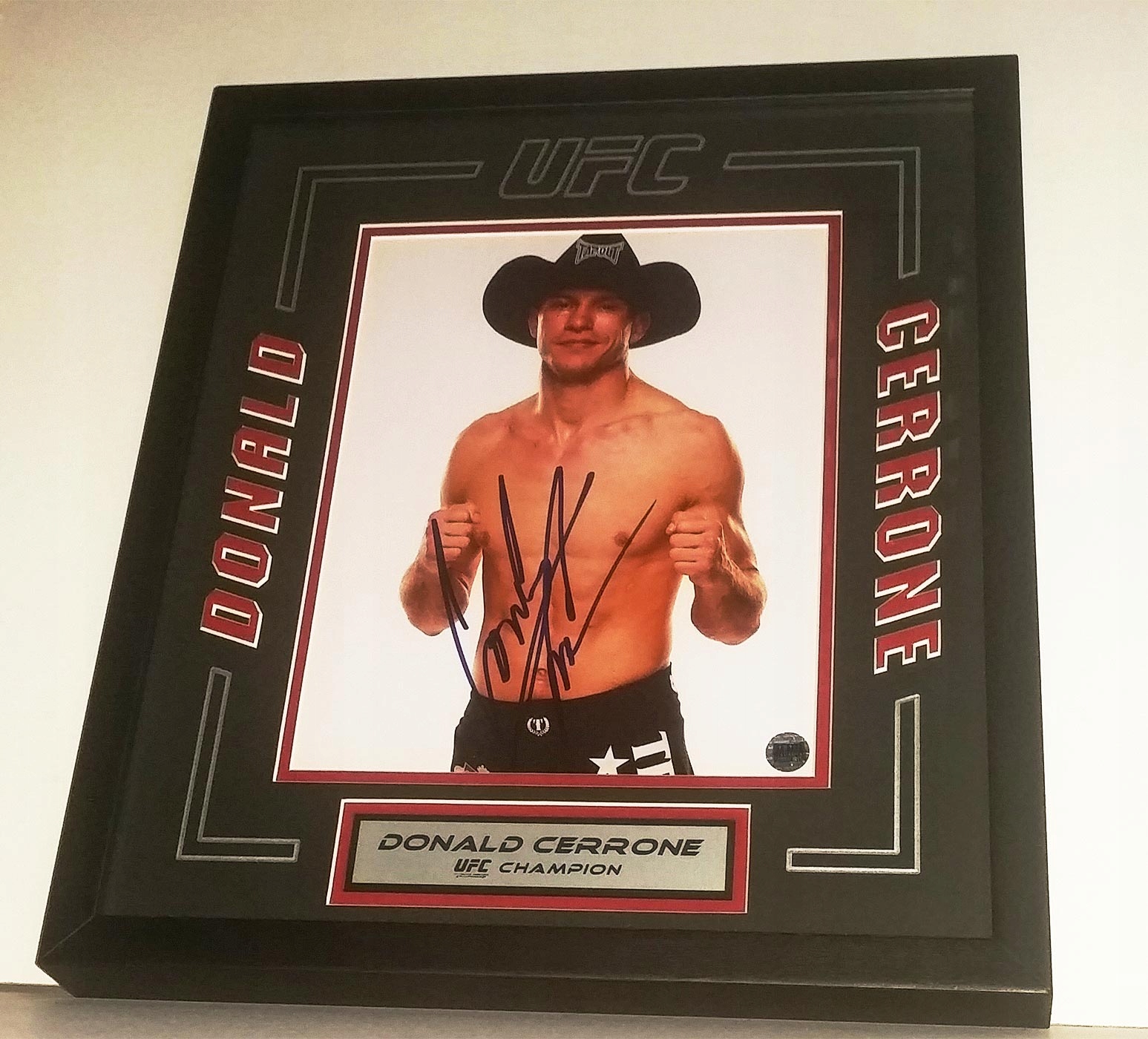 Donald Cerrone UFC Autograf w oprawie ! LEGENDA