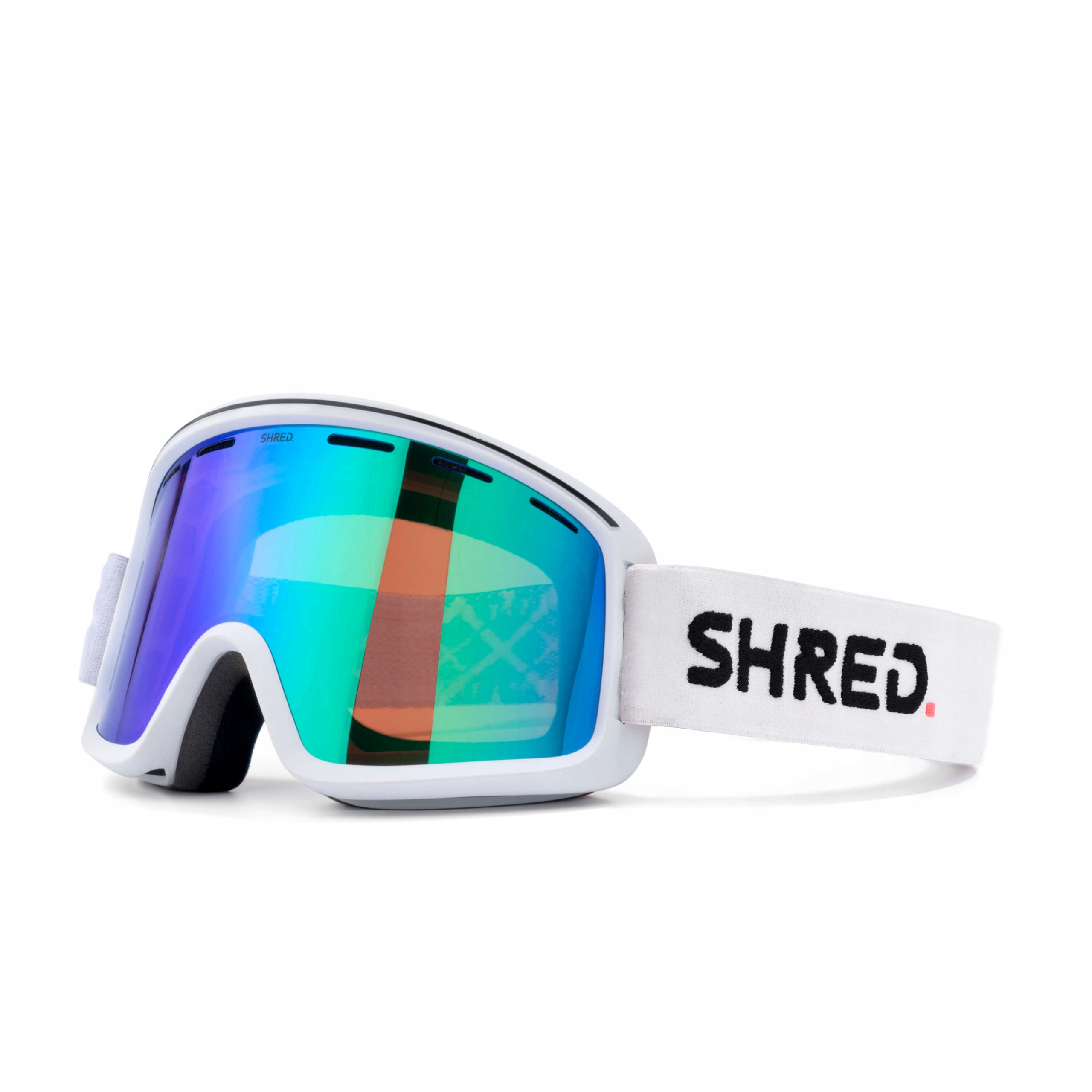 Gogle Narciarskie Shred Monocle Pure White Cbl Plasma Mirror cat.3