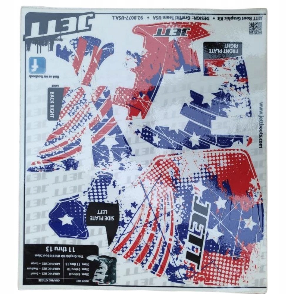 ШПОН ДЛЯ ОБУВИ JETT USA RED / BLUE (45-47)  L