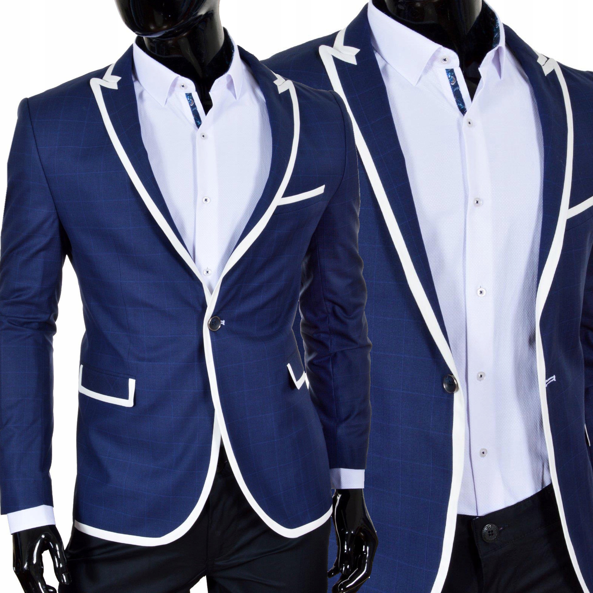 

Marynarka Męska Cipo Baxx Krata Casual Elegance