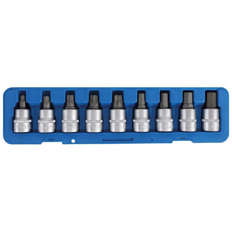 Sada 9 nástavcov s bitom mbus 14-19 mm a Torx T60-100, pohon 20 mm 3/4" Bgs