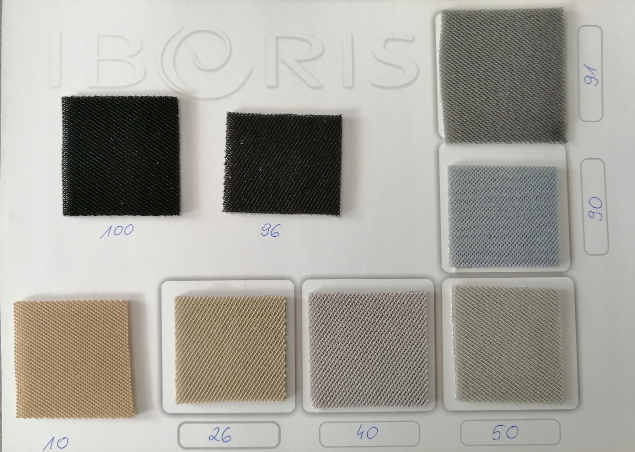 

Próbnik Podsufitka Auto Tkaniny materiał 1 łatka