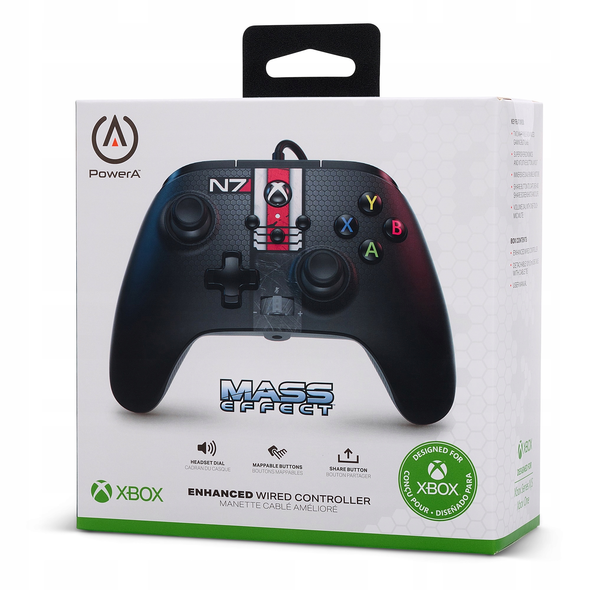 

PowerA Xs Pad przewodowy Enhanced Mass Effect N7
