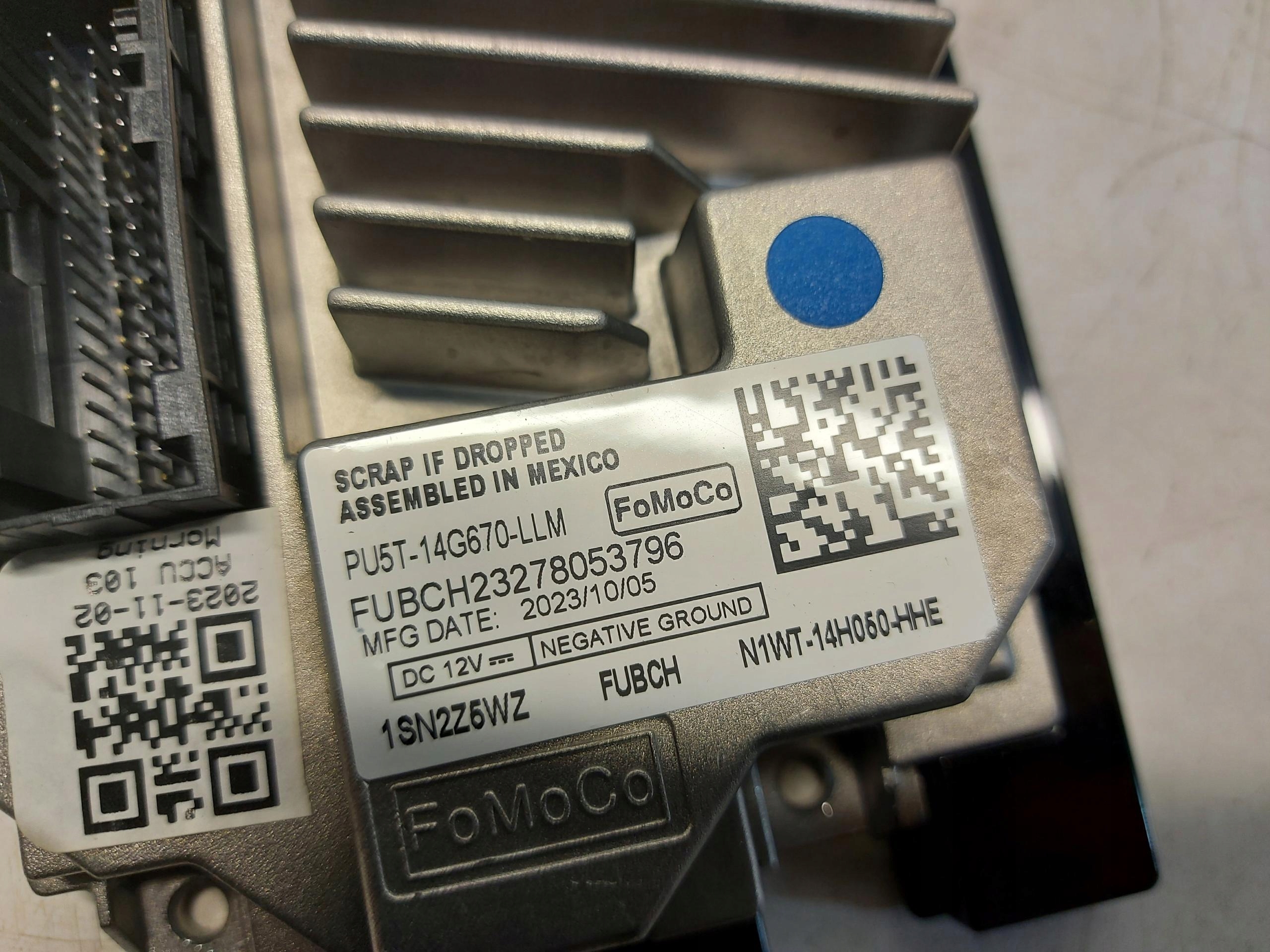 Ford Ranger VI 6 module control unit navigation devices PU5T-14G670-LLM