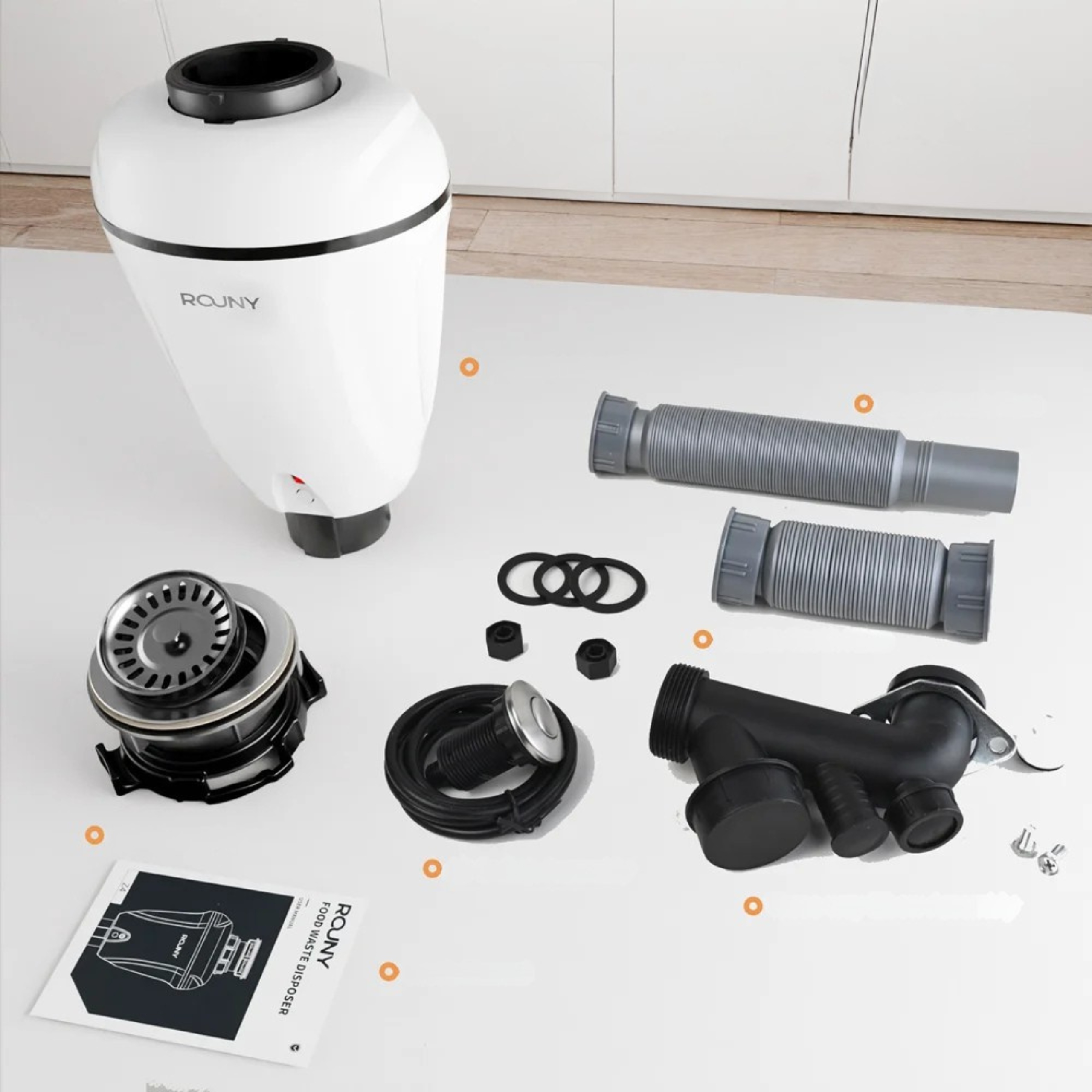Drtič Odpadů Rouny Z4 550W 4KM 1200 Ml Nejnovější Model Miui