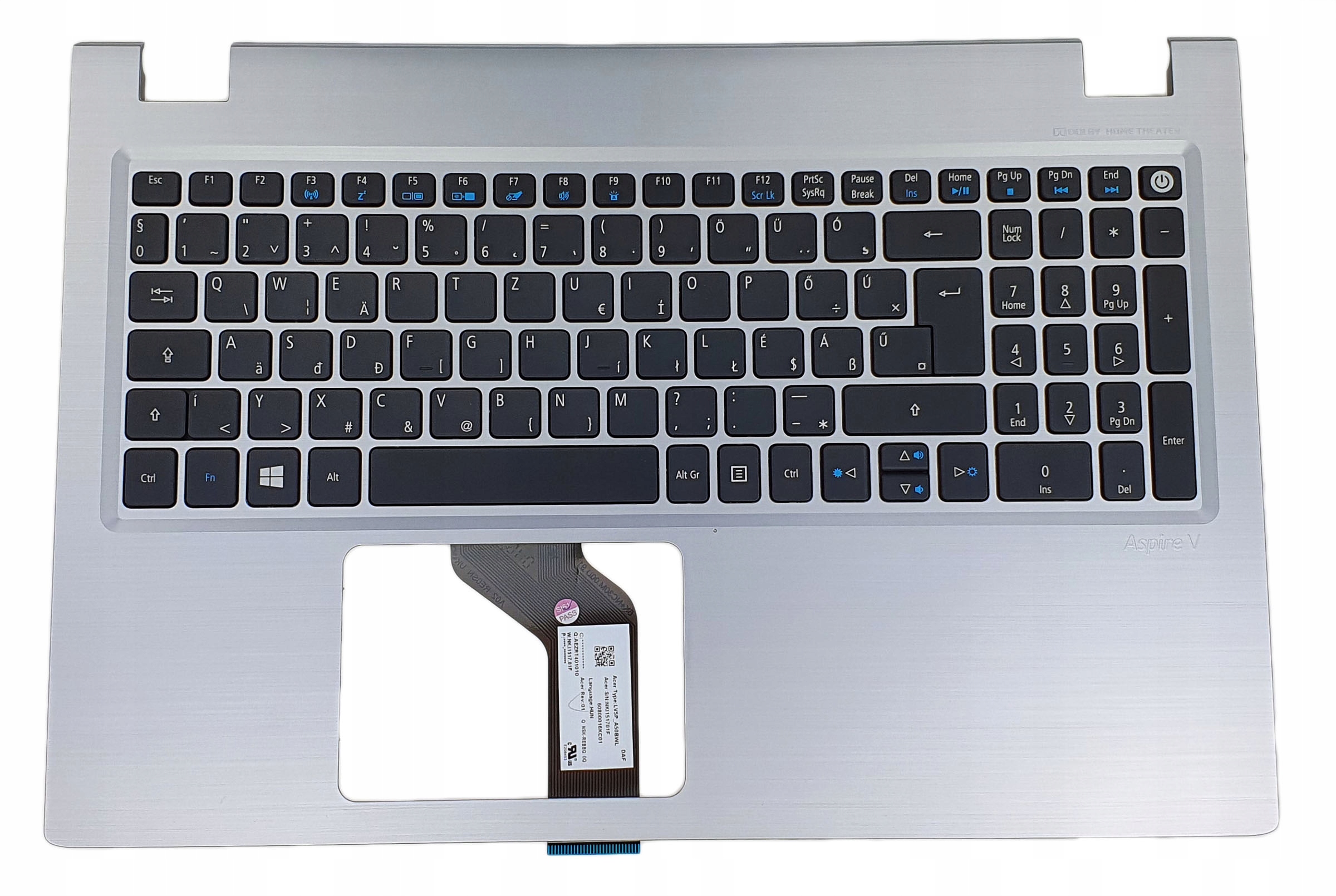 Nové Pouzdro Klávesnice Acer Aspire V3-574 V3-574T V3-575 V3-575G Maďarská