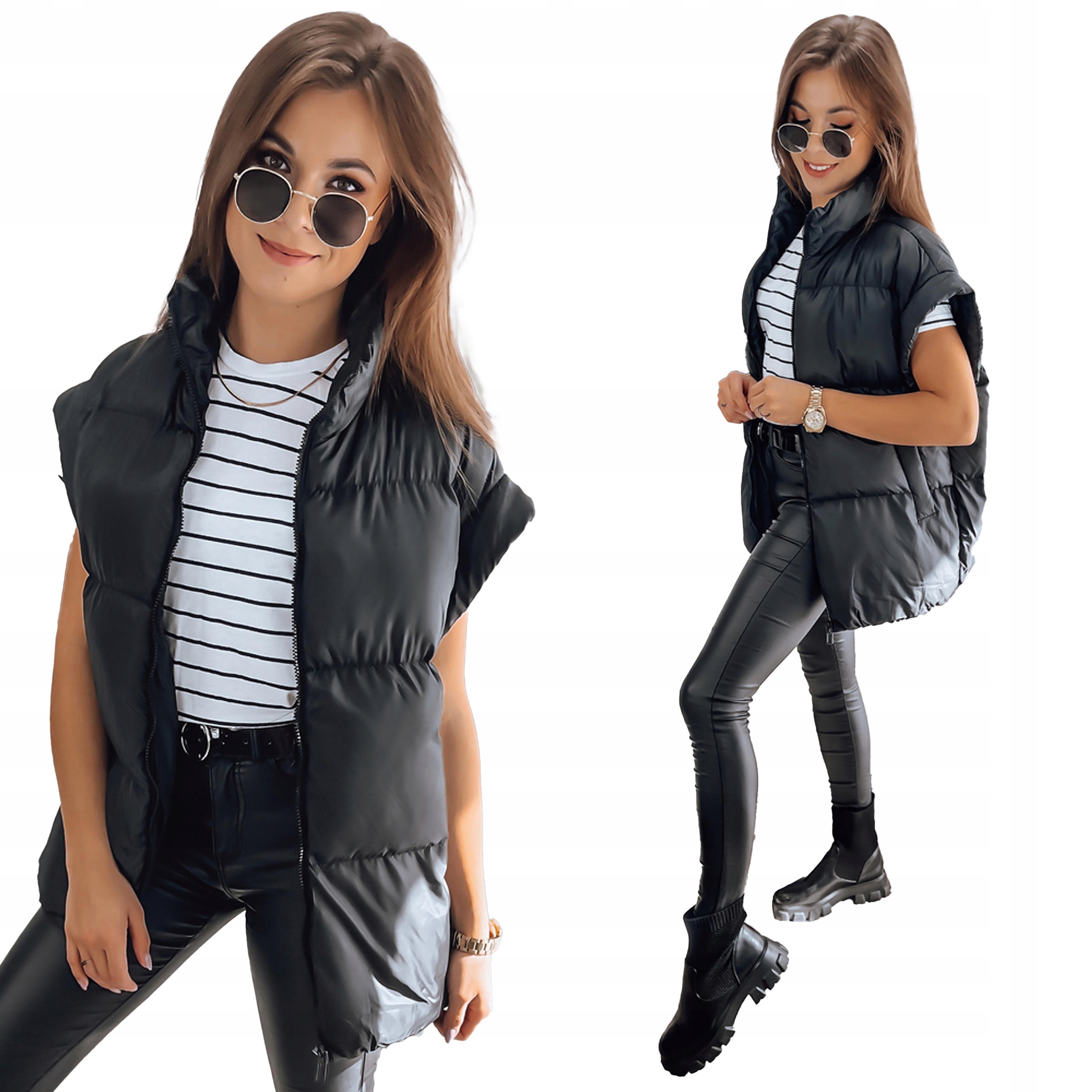 PIKOWANA KAMIZELKA DAMSKA BEZRĘKAWNIK roz. L