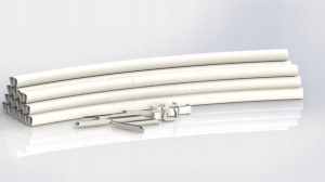 Zestaw listew górnych do basenu kanadyjskiego 3,6m łączniki