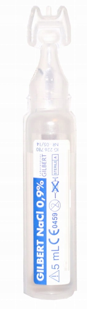 

Sól fizjologiczna NaCl 0.9% 1 ampułka 5ml Gilbert