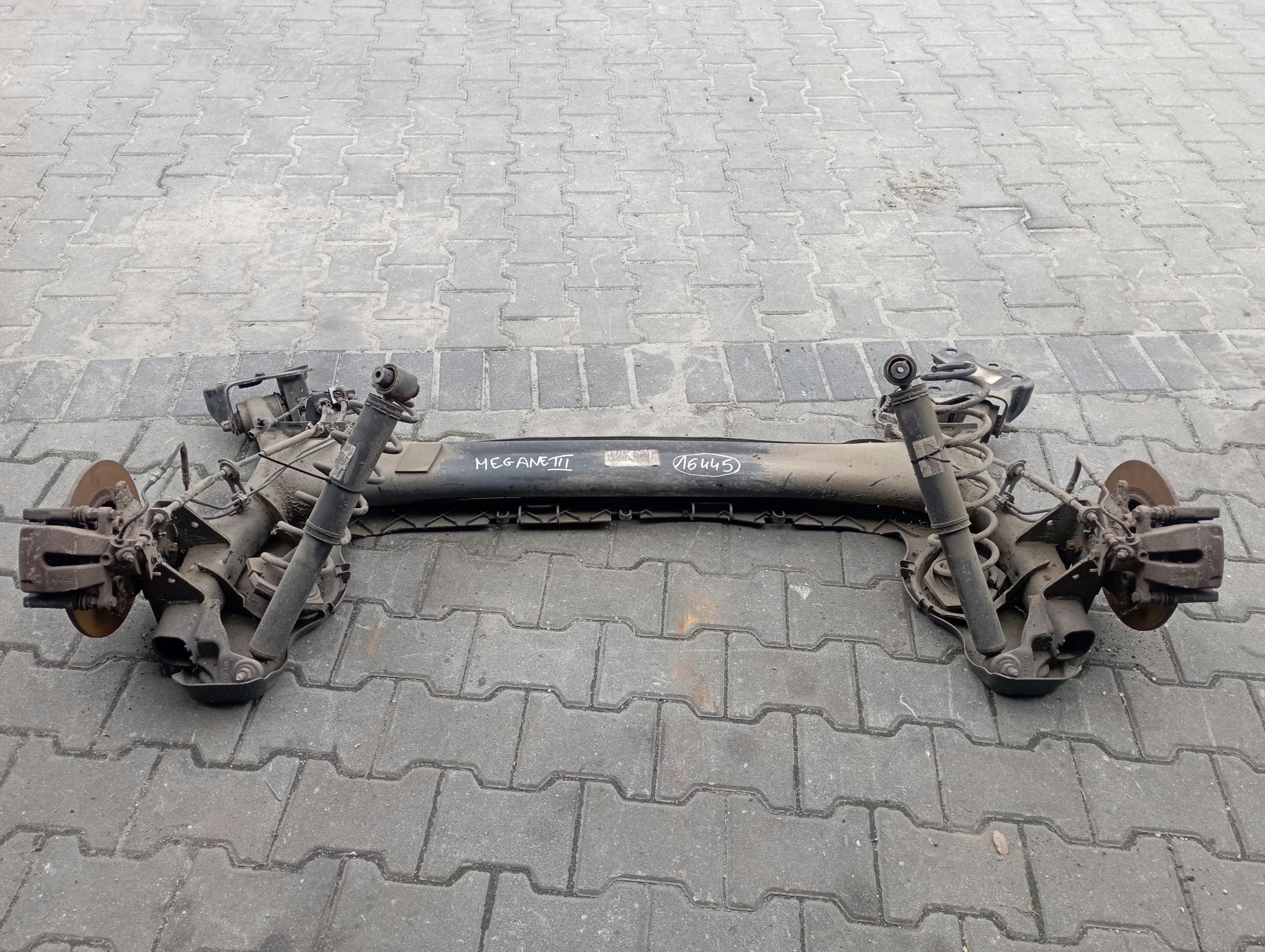 RENAULT MEGANE III 3 1.6 B ZAWIESZENIE BELKA TYŁ TYLNE
