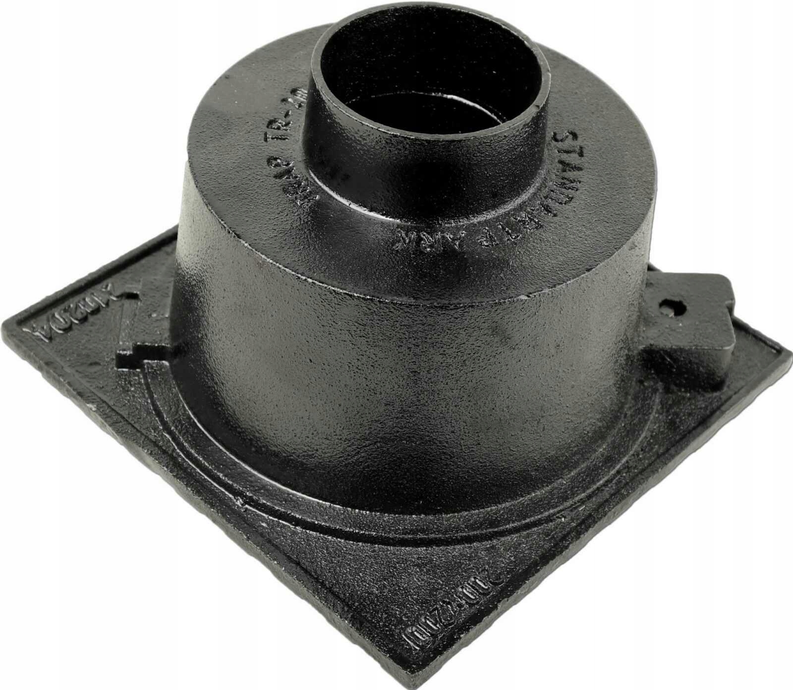 Żeliwny wpust posadzkowy 300x300 DN100. Marka inna