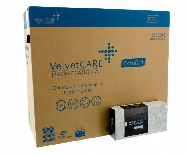 

Chusteczki Higieniczne Velvet Care Box 40 x 100szt