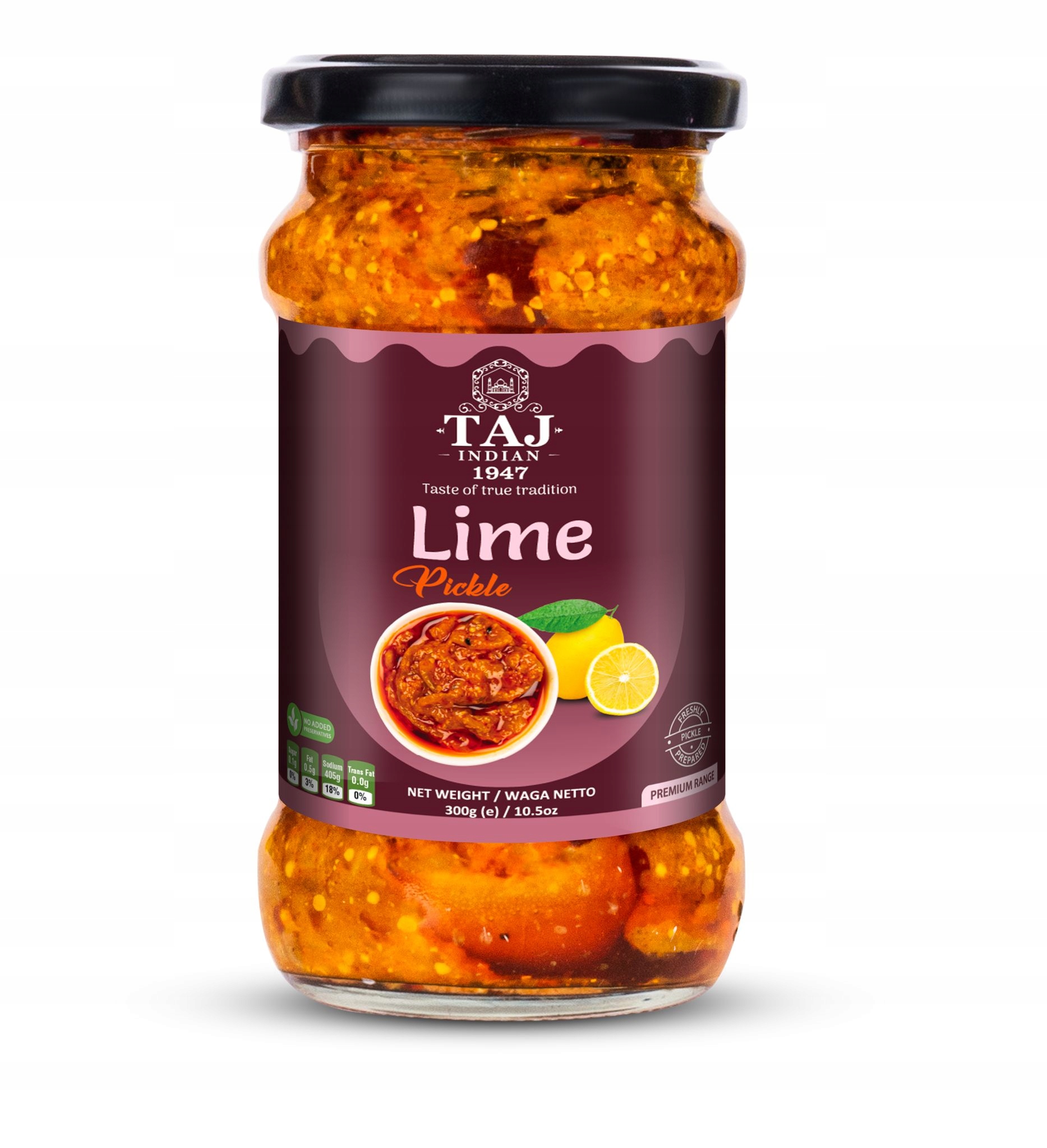 TAJ INDIAN 1947 LIME PICKLE