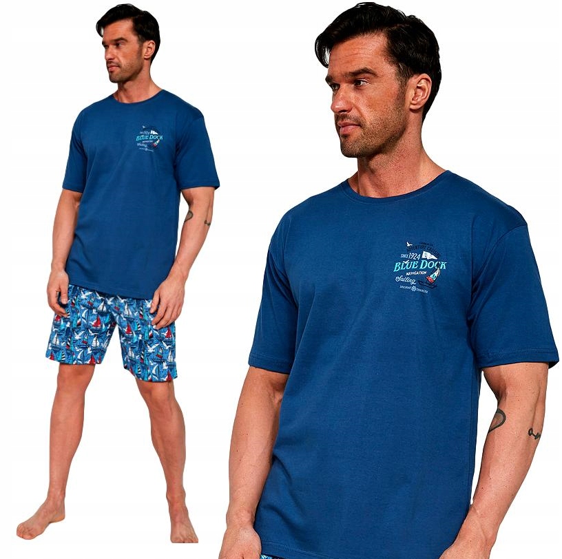 

Cornette Piżama męska 326/104 Blue Dock roz. XL