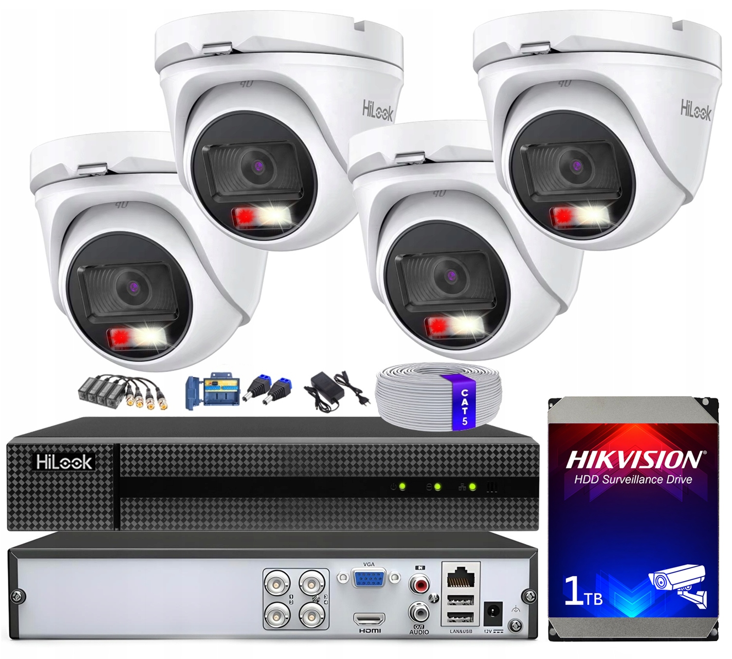 Sada na monitorovanie 5Mpx HiLook od spoločnosti Hikvision Smart Hybrid Light Ahd
