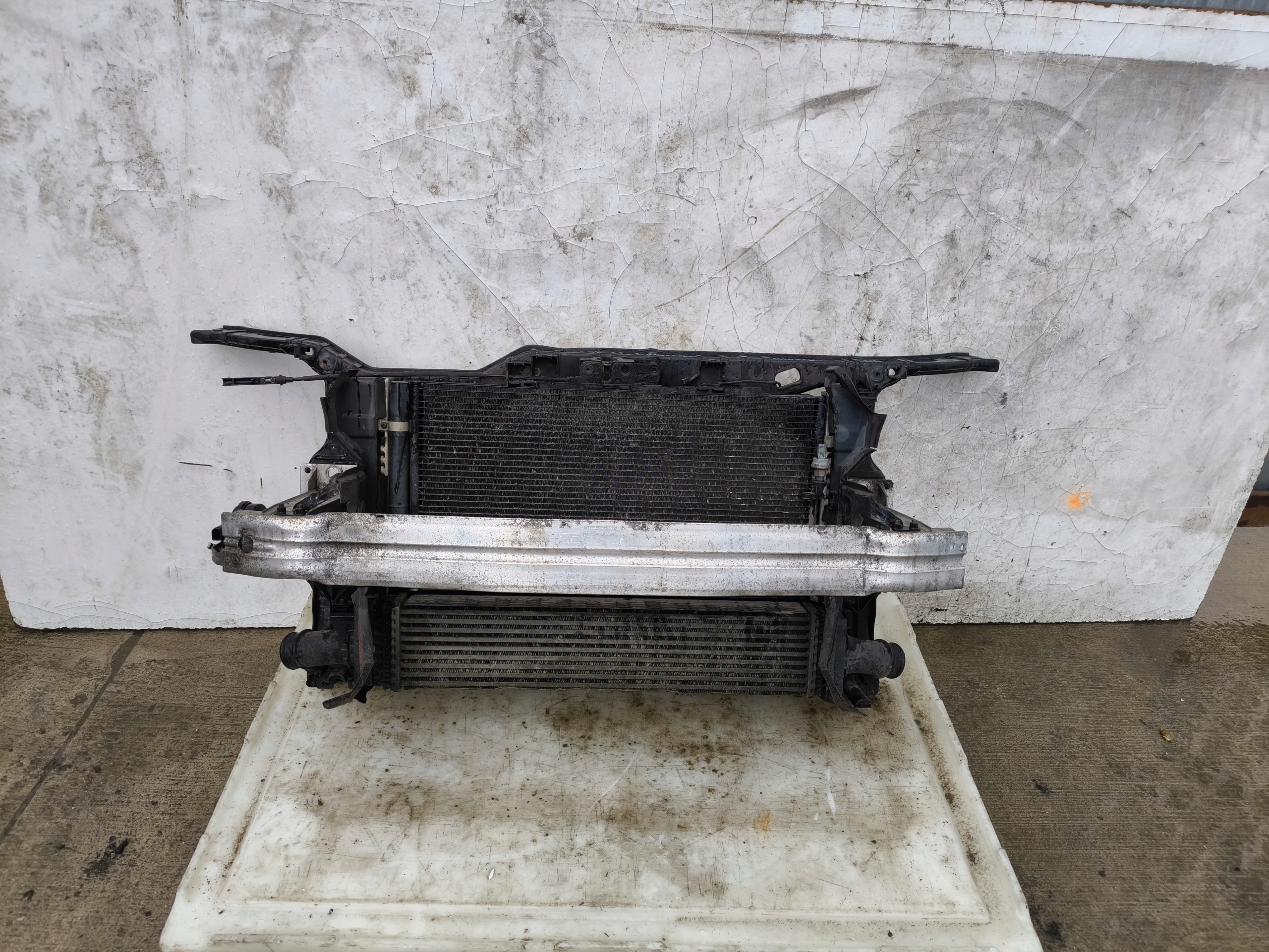 support panel for radiators complete AUDI A4 B8 1.8 2.0 TDI TFSI 1 fan MANUAL