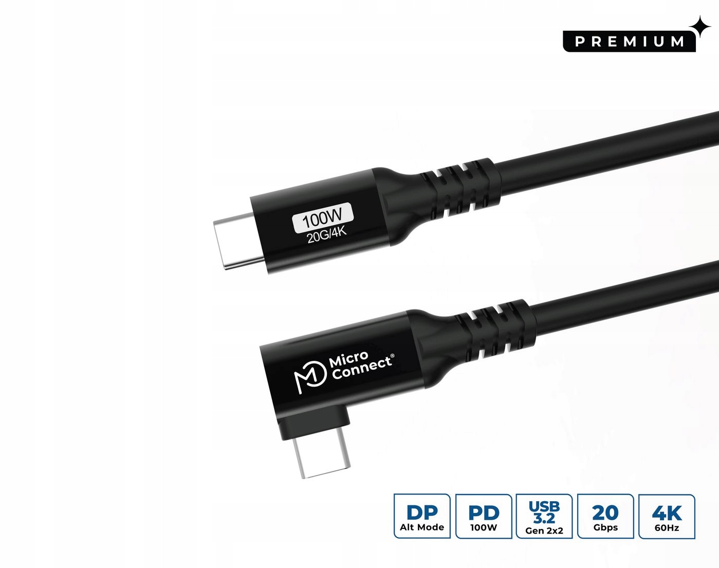 MicroConnect Usb-c to Usb-c Premium kabel
