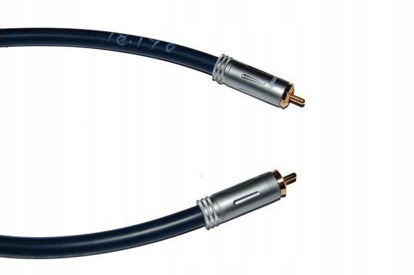 Kabel wtyk Rca wtyk Rca przewód Prolink 10mm, długość 0,5m